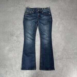 Miss Me Jeans Bootcut Blue Denim - Size: 29
